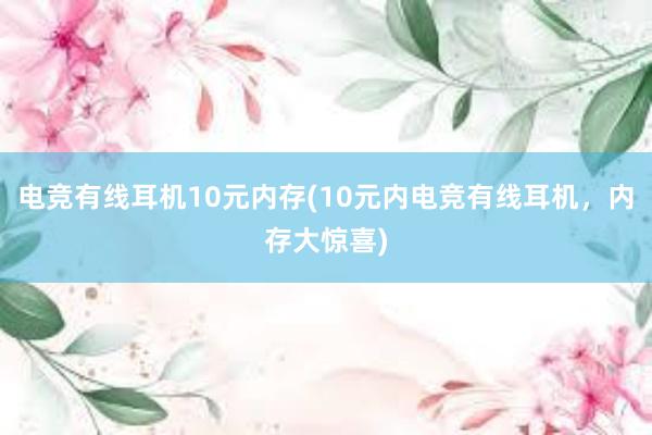 电竞有线耳机10元内存(10元内电竞有线耳机，内存大惊喜)