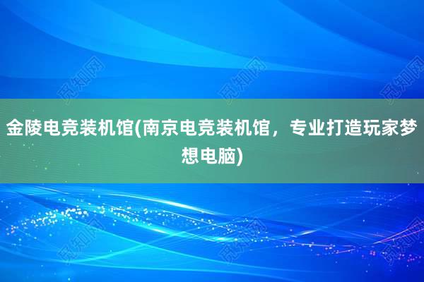 金陵电竞装机馆(南京电竞装机馆，专业打造玩家梦想电脑)