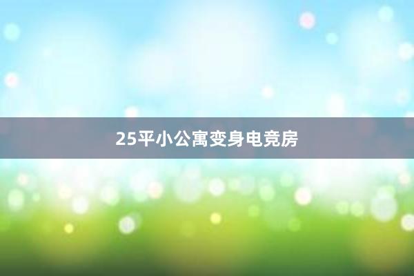 25平小公寓变身电竞房