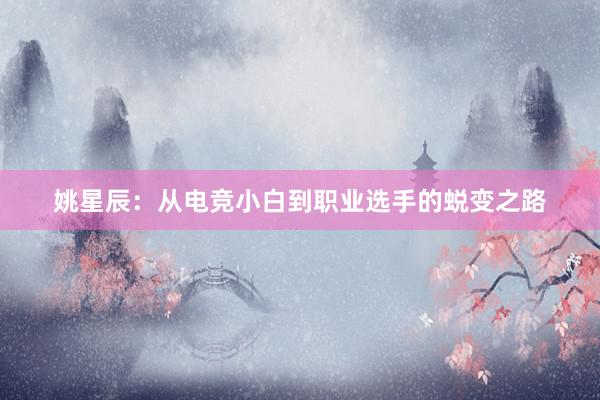 姚星辰：从电竞小白到职业选手的蜕变之路